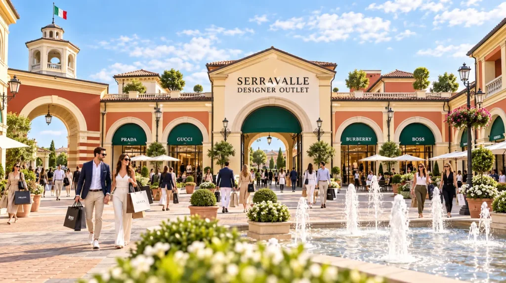 Serravalle Designer Outlet Private transfer destination Serravalle Designer Outlet