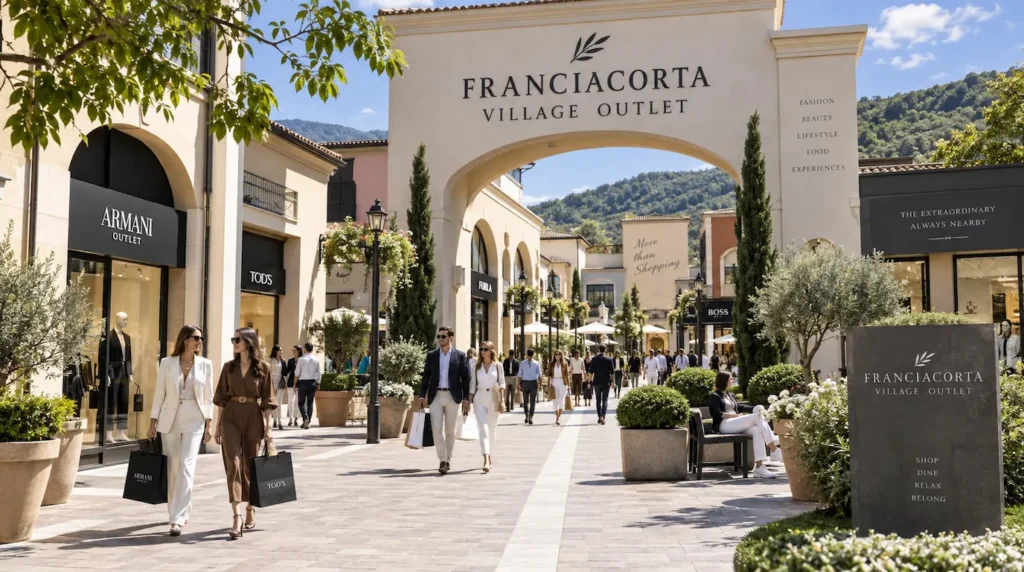 Private transfer destination Franciacorta Village Outlet